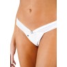 Maillot de bain string bikini brésilien blanc Bali 6