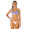 Maillot de bain string bikini blanc bleu Canaries 4
