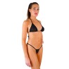 Micro string bikini transparent résille noir Palm beach 2
